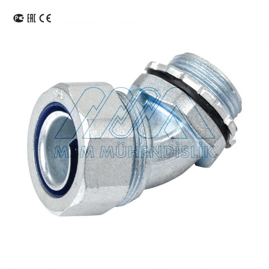 45° Соединитель С Наружной Резьбой Типа NPT / Zamak (IP67)