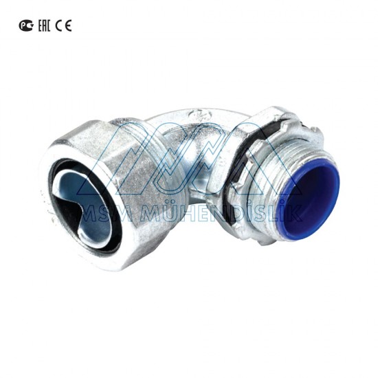 90° Соединитель С Наружной Резьбой Типа NPT / Zamak (IP67)