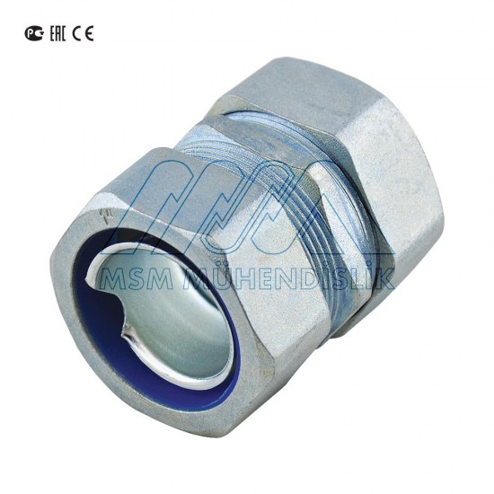 Соединительная Муфта Для Металлорукавов / С Обжимным Кольцом