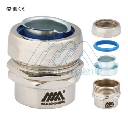 Металлический Соединитель С Вращающейся Внутренней Резьбой Для Использования На Открытом Воздухе (IP 65)