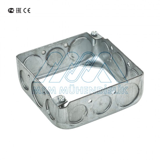 Квадратная Деталь Для Удлинения Стенок Распред. Коробки / 102x102x38 мм