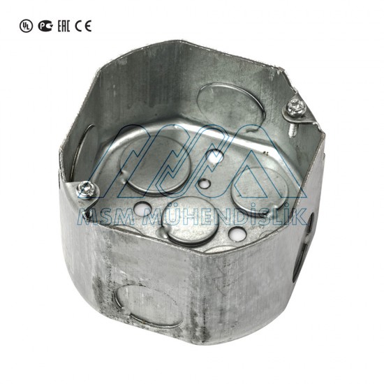 Восьмиугольная Распределительная Коробка / 102x102x54 мм