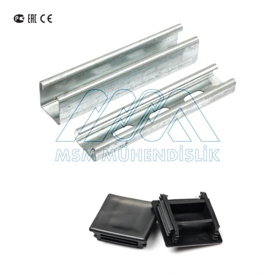 G Профиль С Отверстиями - С Профилированной Пробкой Из ПВХ